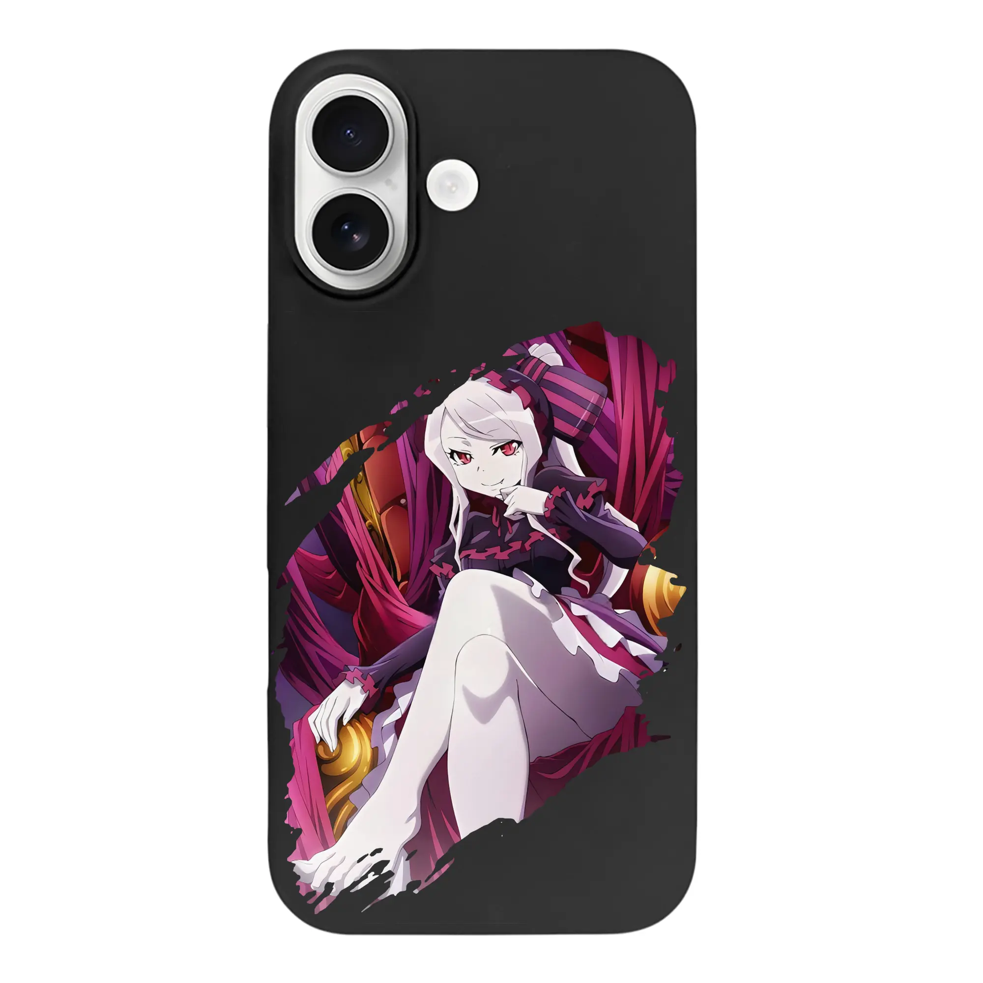 オーバーロード グッズ シャルティア・ブラッドフォールン - iPhone 17 シリーズ シリコンケース 薄型 耐衝撃 指紋防止 ソフトタッチカバー 精密フィット 傷防止 保護ケース iPhone 17/17 Air/17 Pro/17 Pro Max 対応